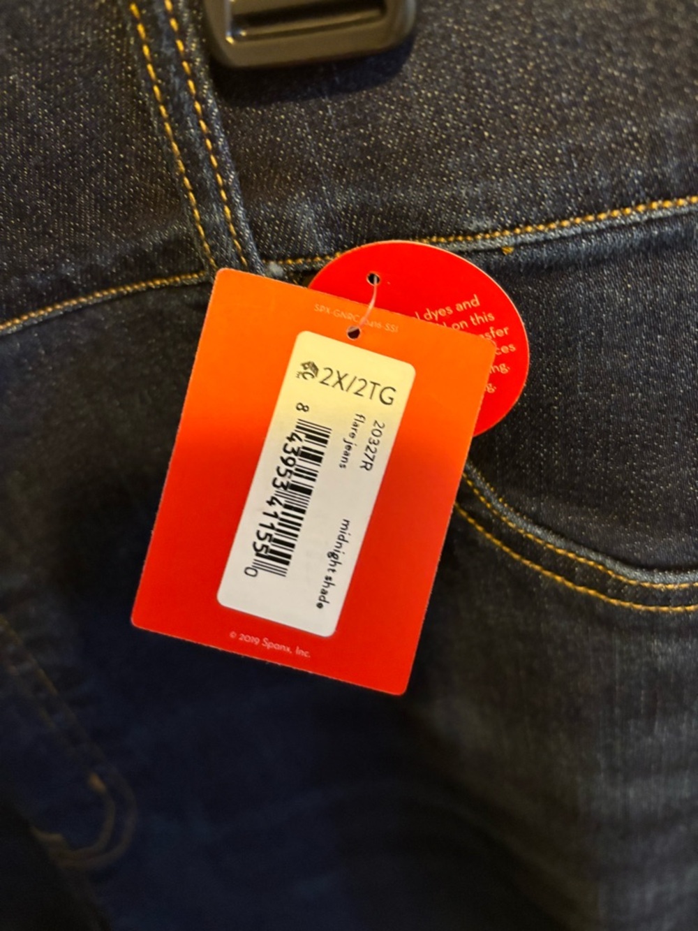 SPANX Flare Jean 2X Midnight Shade - Picture 3 of 6